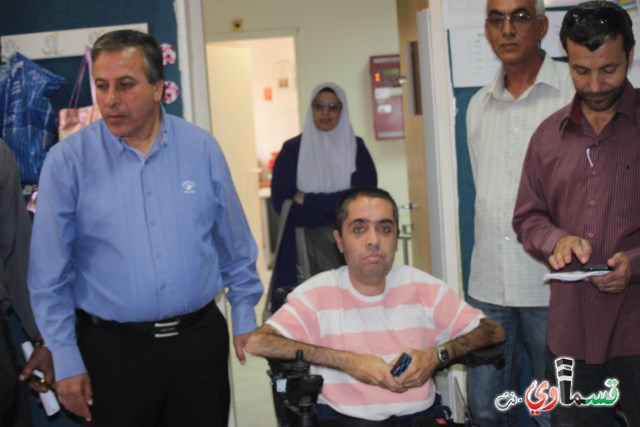 رئيس البلدية يزور مركز سنديان للمعاقين في قلنسوة 
